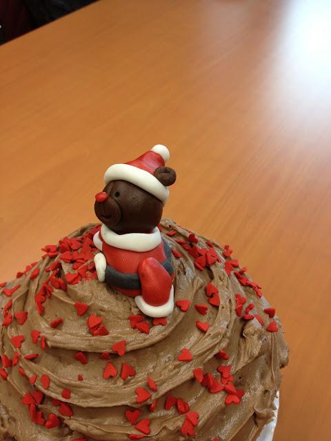 TARTA CUPCAKE con crema de cheese and chocolate