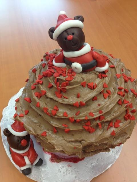 TARTA CUPCAKE con crema de cheese and chocolate