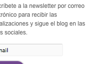 Suscríbete correo electrónico