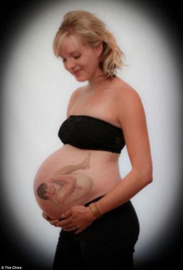 36 Fotografías de embarazadas que avergonzarían a sus propios hijos.