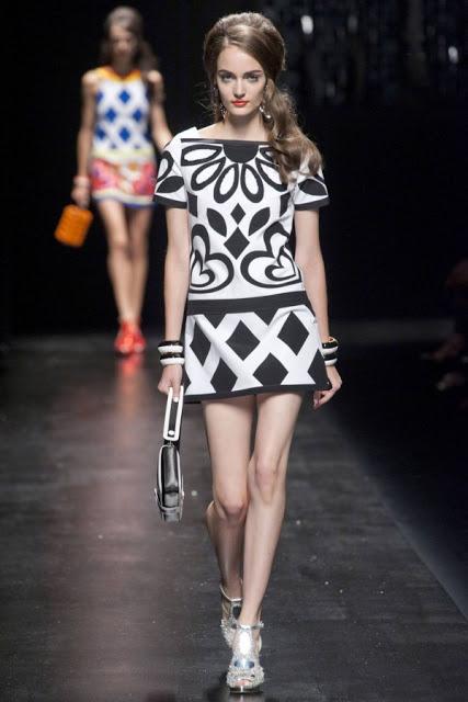 Geométrico Blanco y Negro*Tendencia Spring Summer 2013