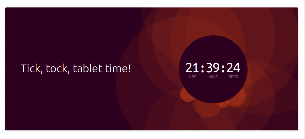 tablettime Tick, Tock, Tablet Time [El mistorioso anuncio de Canonical sobre su tablet ]