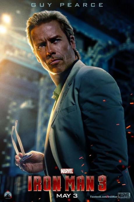 Póster De Guy Pearce En Iron Man 3