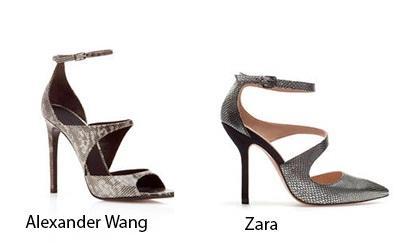 ss13 clones zapatos alexander wang zara El ataque de los clones: Amancio sigue siendo el rey...