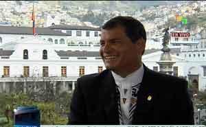 Correa asegura profundizará los cambios hechos en su gobierno