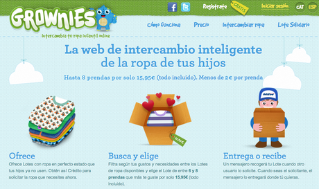 Grownies, intercambia la ropa que queda pequeña a tus hijos