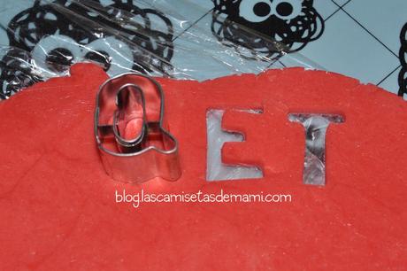 Mensaje en una galleta galletas letras 5