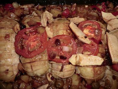 ROLLITOS DE POLLO RELLENOS AL HORNO.