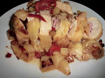 ROLLITOS DE POLLO RELLENOS AL HORNO.