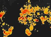 Lugares caído meteoritos desde 2.300 hasta