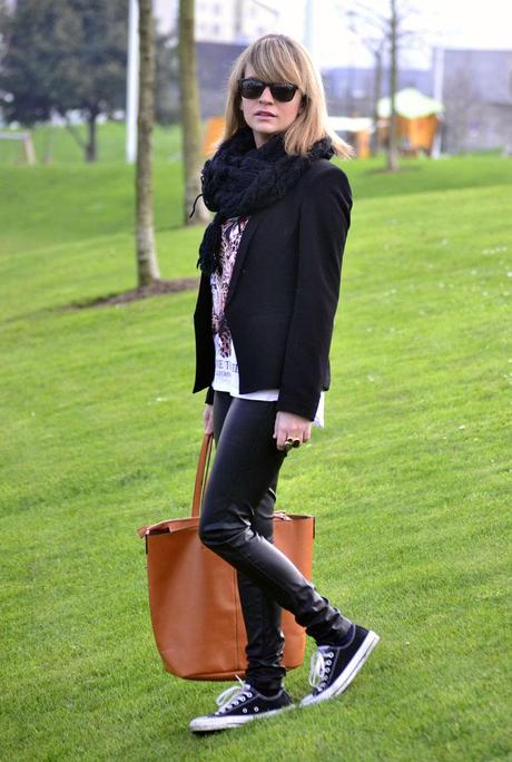 Outfit Low Cost: Blazer and Converse Outfit Low Cost: Blazer and Converse