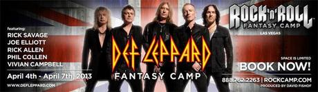 DEFF PARTICIPARÁ EN EL PRÓXIMO ROCK ‘N’ ROLL FANTASY CAMP DEFF PARTICIPARÁ EN EL PRÓXIMO ROCK ‘N’ ROLL FANTASY CAMP