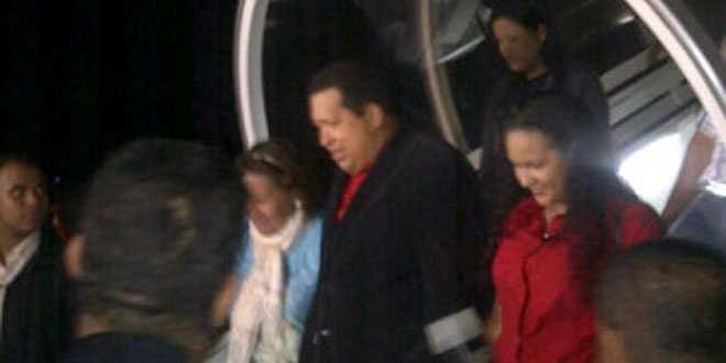 Foto del diario El Siglo no corresponde a la llegada del presidente Chávez este lunes