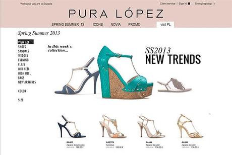 Pura López abre su tienda online