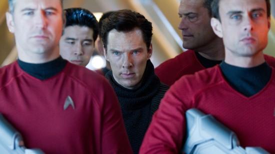 Benedict Cumberbatch en el set de Star Trek: Into Darkness