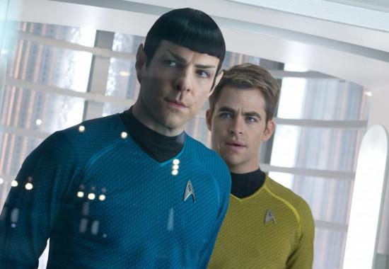 Zachary Quinto y Chris Pine en Star Trek: Into Darkness