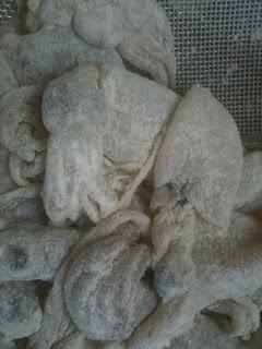 Un menú improvisado.