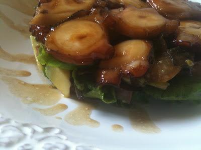 Un menú improvisado.