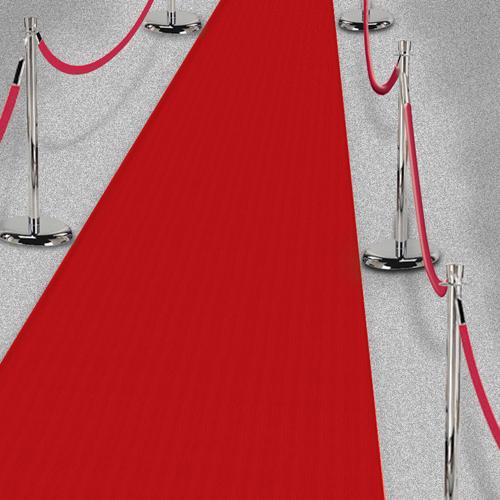 una alfombra roja para dar la bienvenida a la fiesta
