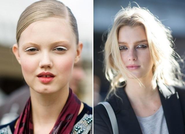 El lápiz blanco es tendencia de moda.