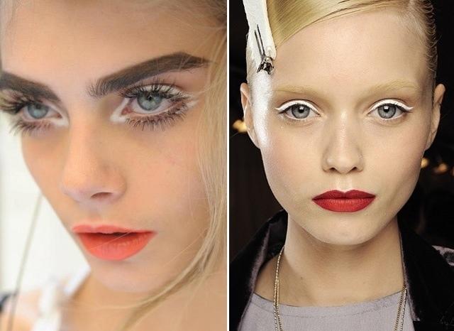 El lápiz blanco es tendencia de moda.