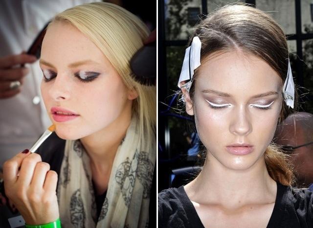 El lápiz blanco es tendencia de moda.