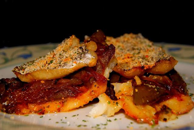 Lirios rellenos a la provenzal