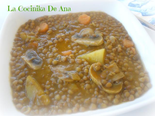 Lentejas con especias