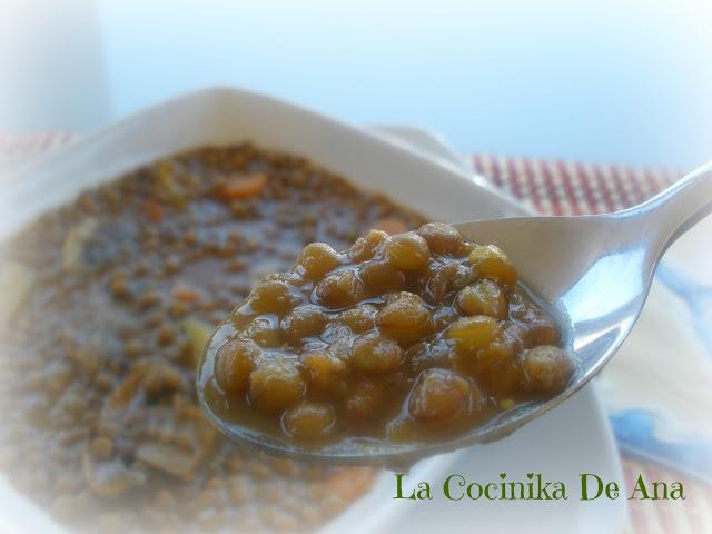 Lentejas con especias