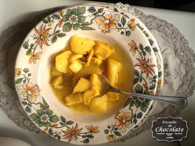 Guiso de Patatas con Choco amarillo