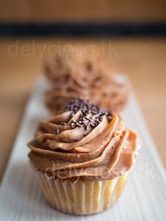 Cupcake de Vainilla con Nutella