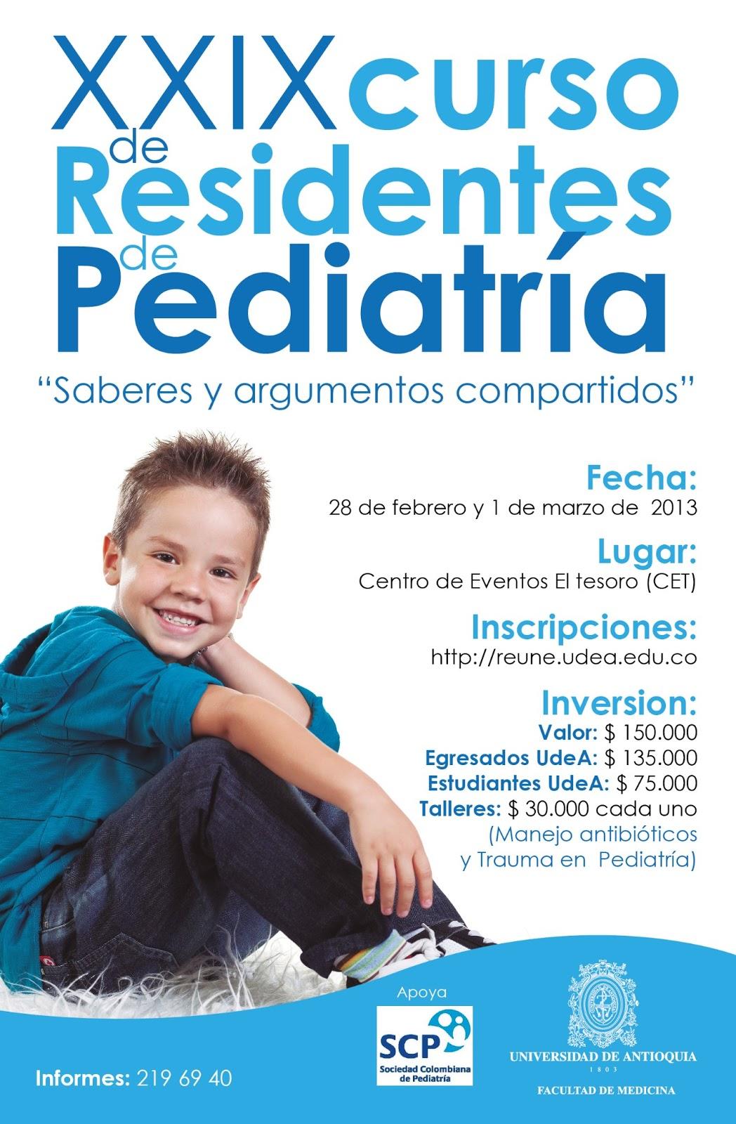 XXIX Curso de residentes de Pediatría: Saberes y argumentos Compartidos