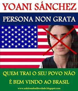 Mensagem da associação de cubanos residentes no Brasil sobre tour-show de Yoani Sánchez