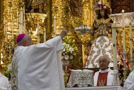 Peregrinación a la Iglesia Parroquial de Almonte con motivo del Año Jubilar