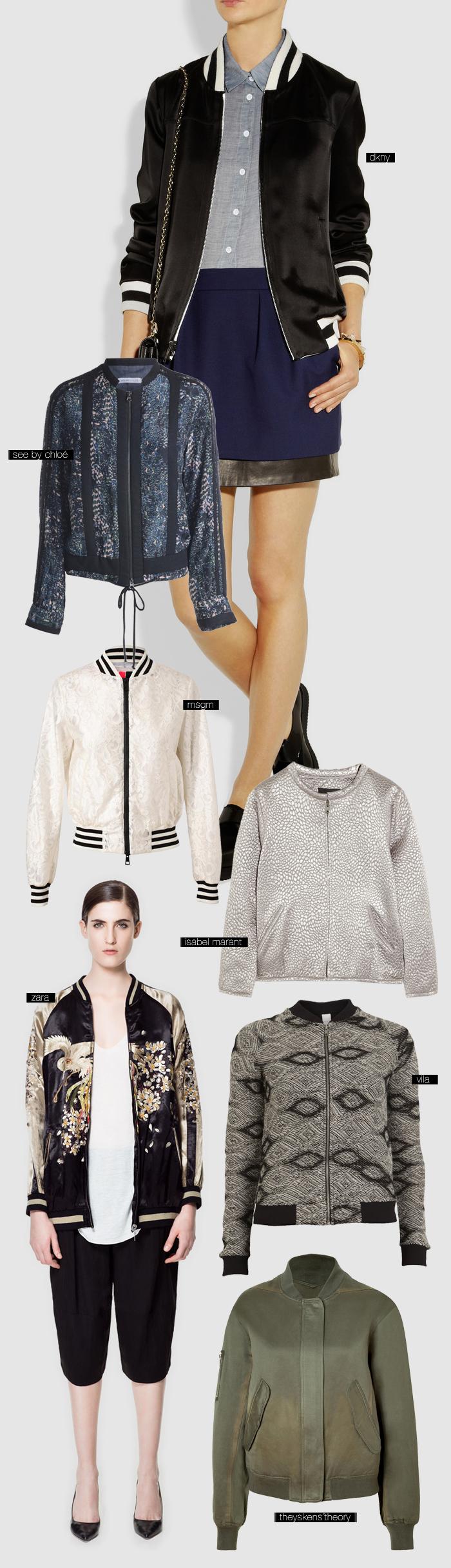 trend report... bomber jackets
