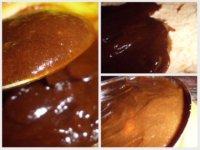 Tarta fria de calabaza y cafe.