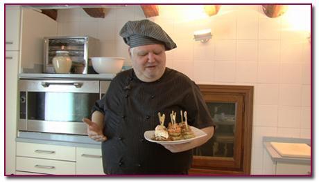 PabloD Gourmet - Javier Romero después de preparar unos pinchos