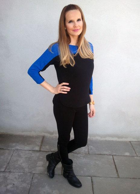 Analizando mi estilismo en azul y negro