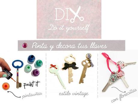 diy - pintar llaves - key