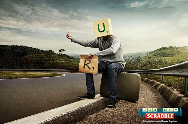 Buena esta campaña gráfica para Scrabble