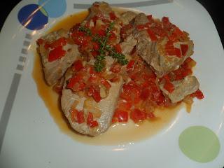 atún con verduras