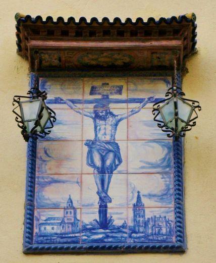 Un retablo del Cristo de las Almas.