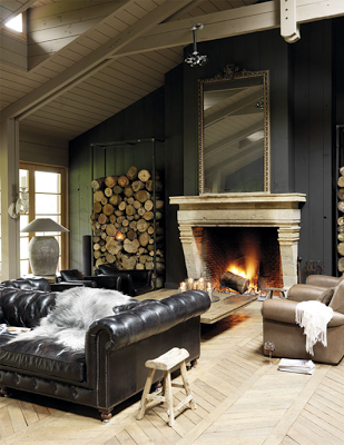 Villa de Invierno Rustica