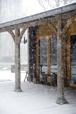 Villa de Invierno Rustica