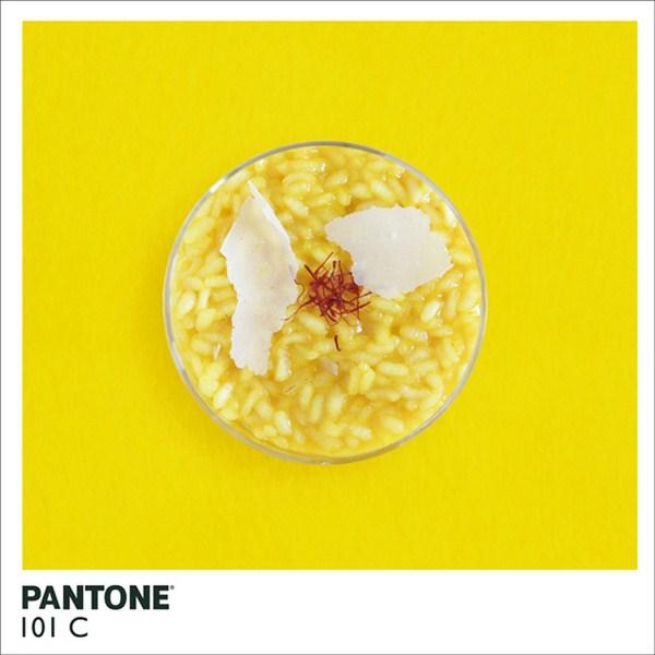 comida hecha pantone