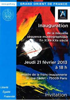 Museo de la Francmasonería: Inauguración de un nuevo espacio.
