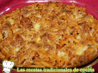 Receta de macarrones con salsa boloñesa o con tomate