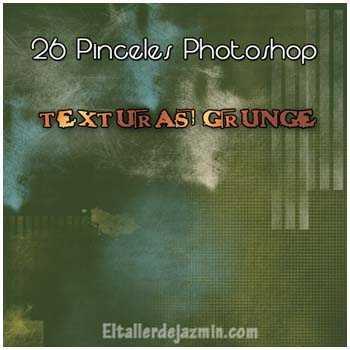 Pinceles Photoshop: mapas y texturas grunge