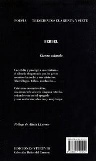PRÓXIMAMENTE PUBLICACIÓN DE ´CIENTO VOLANDO´, DE BERBEL