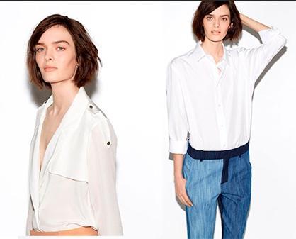 ss13 zara lookbook camisa blanca Colecciones SS13: Zara Lookbook   Febrero